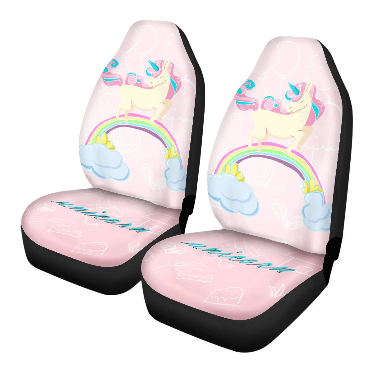 Unicorn Custom Car Seat Covers