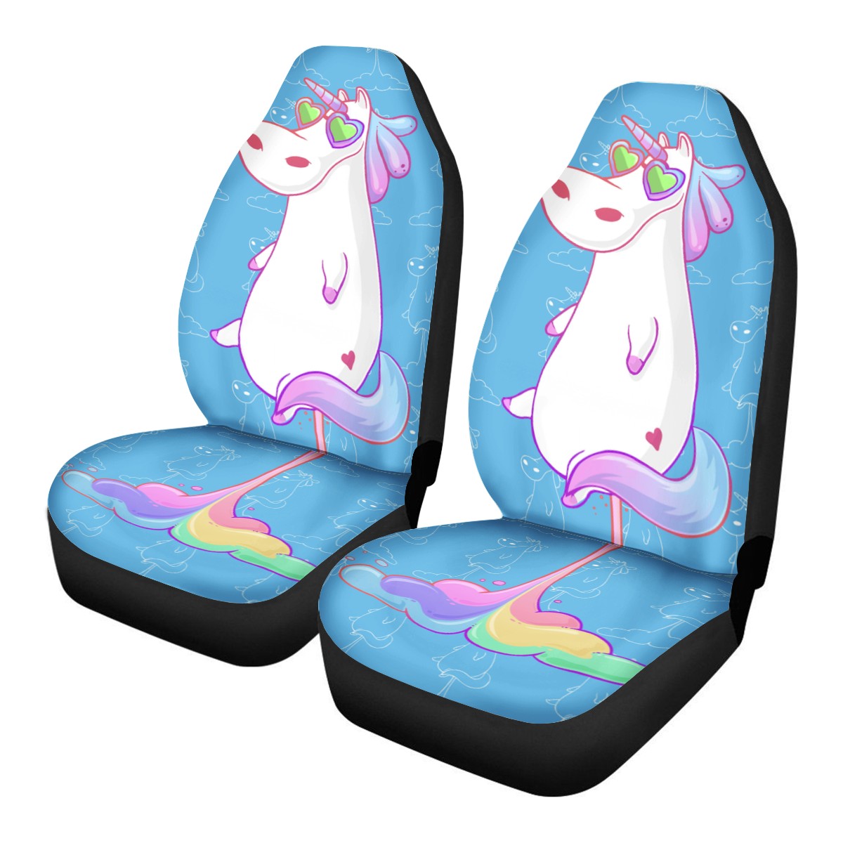 Unicorn Custom Car Seat Covers