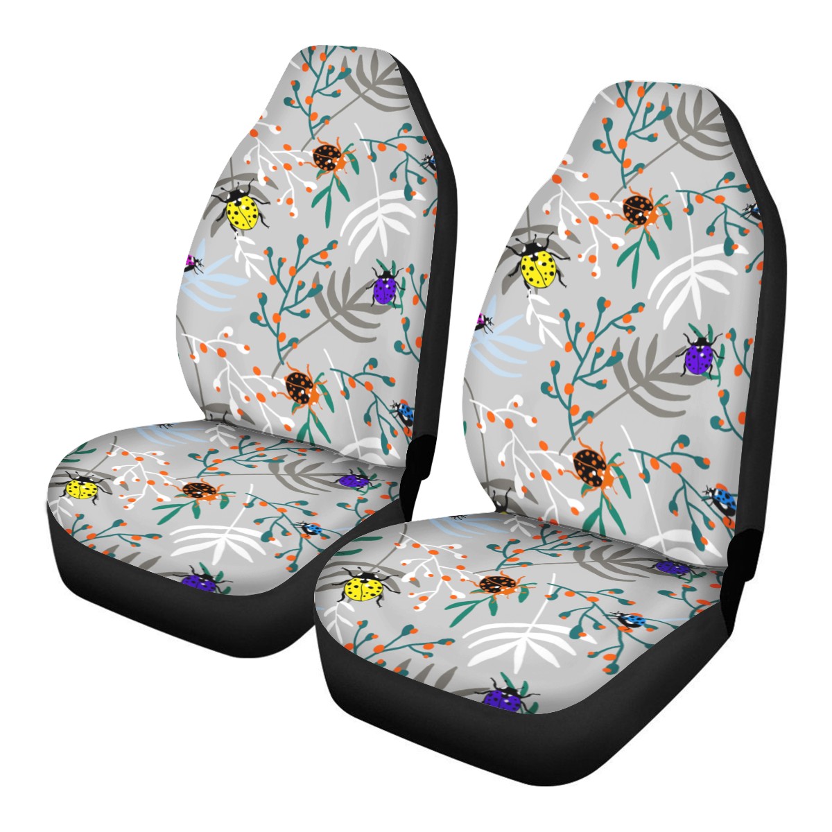 Ladybug Custom Car Seat Covers