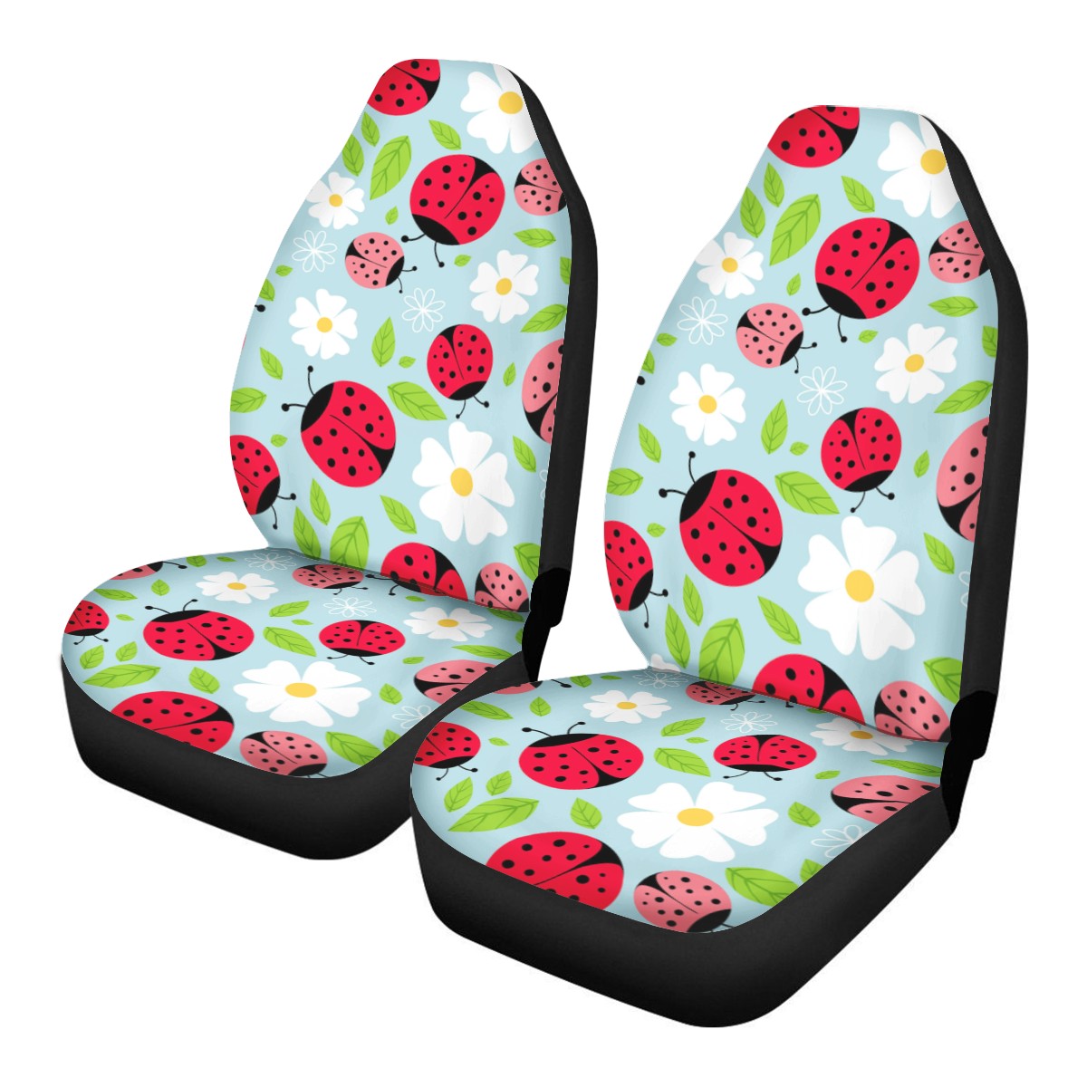 Ladybug Custom Car Seat Covers