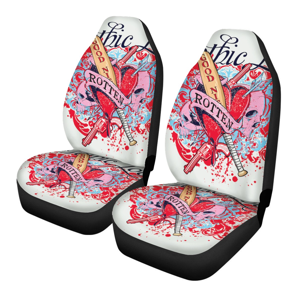 Harley Quinn Custom Car Seat Covers