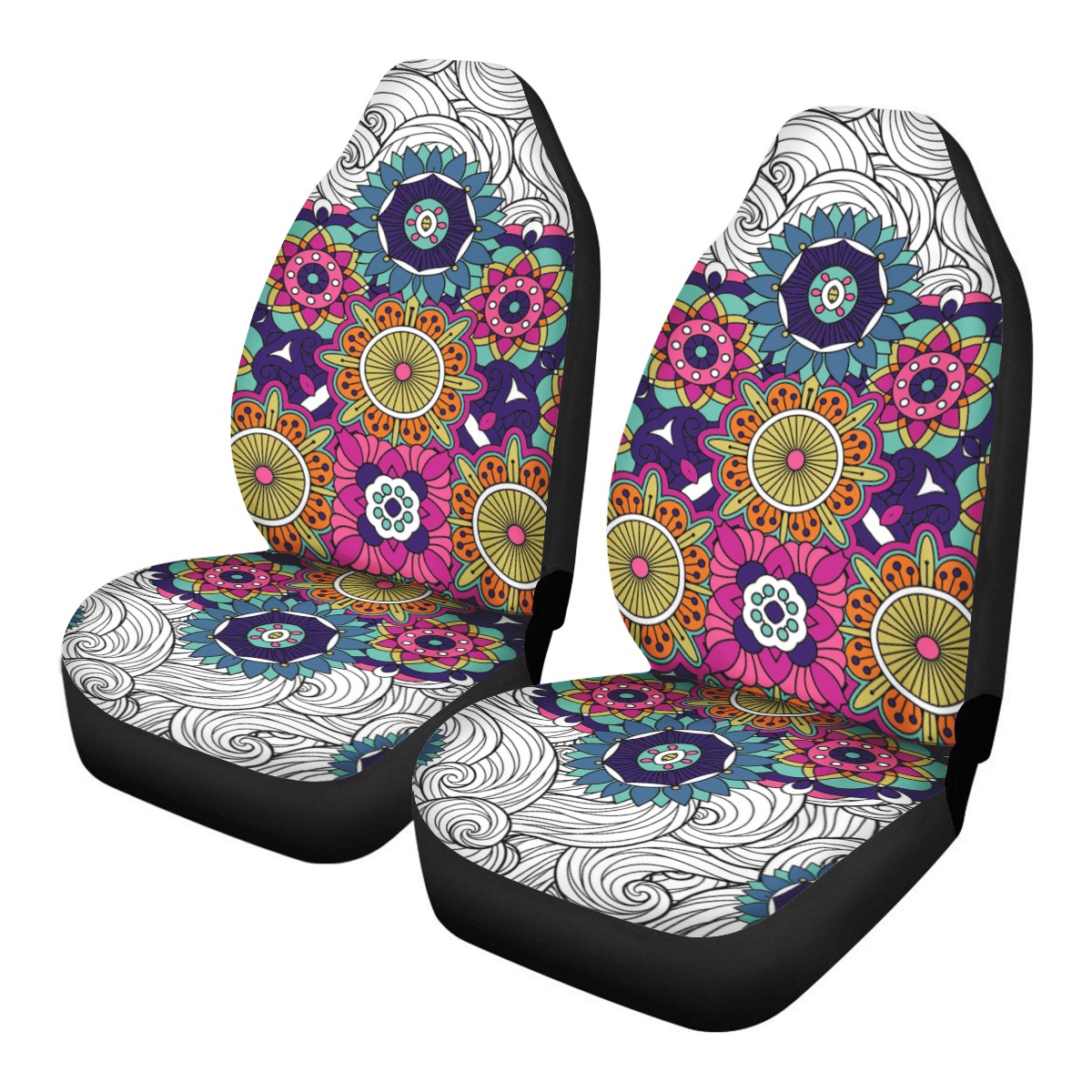 Mandala Custom Car Seat Covers