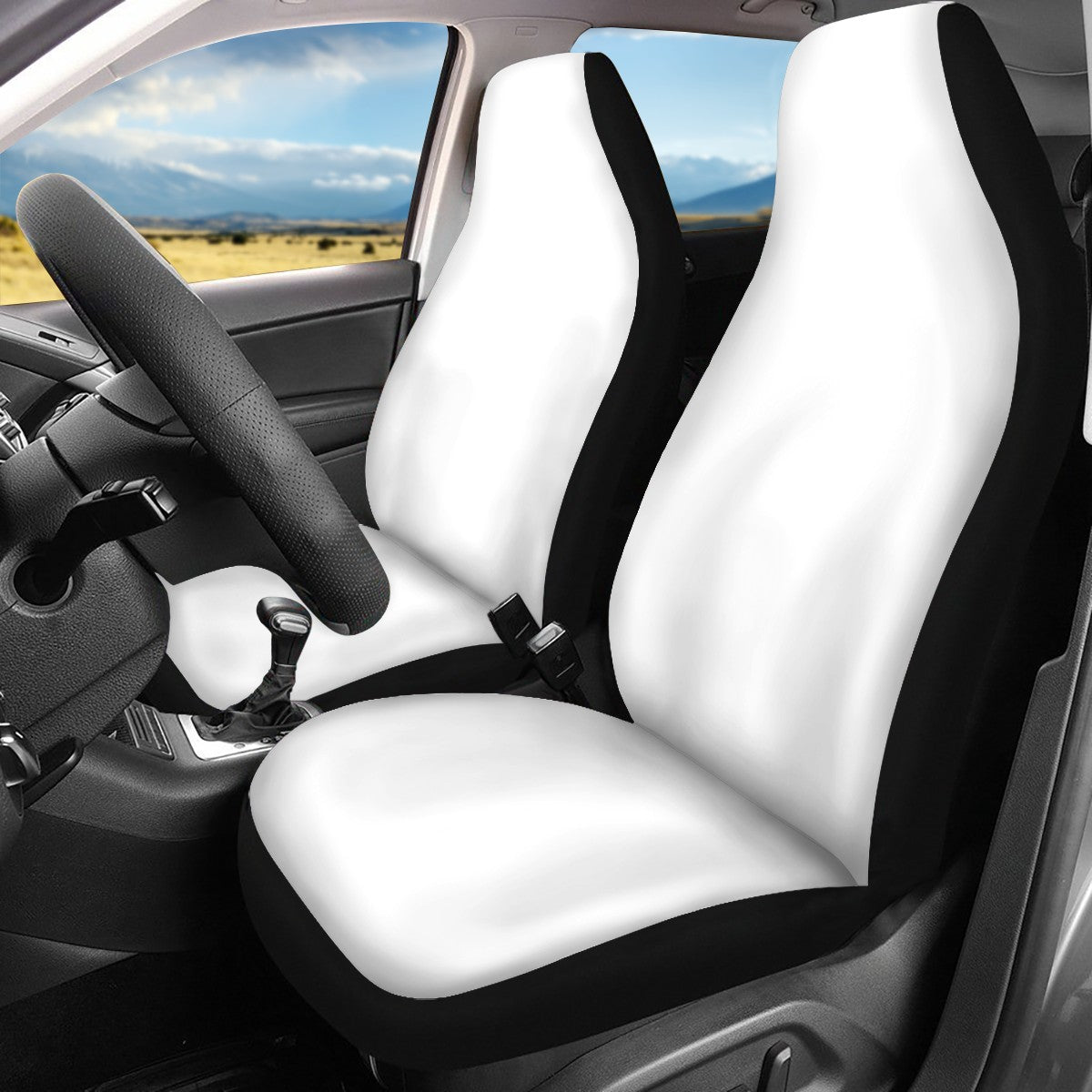 Custom 2Pcs Car Front Seat Covers