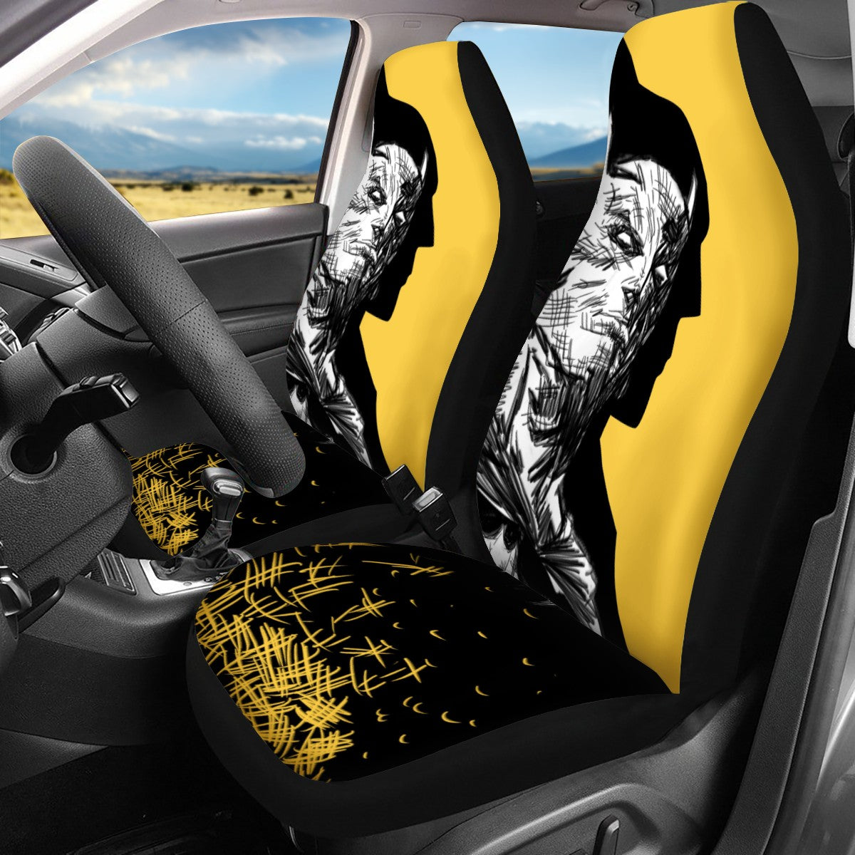 Batman Custom Car Seat Covers