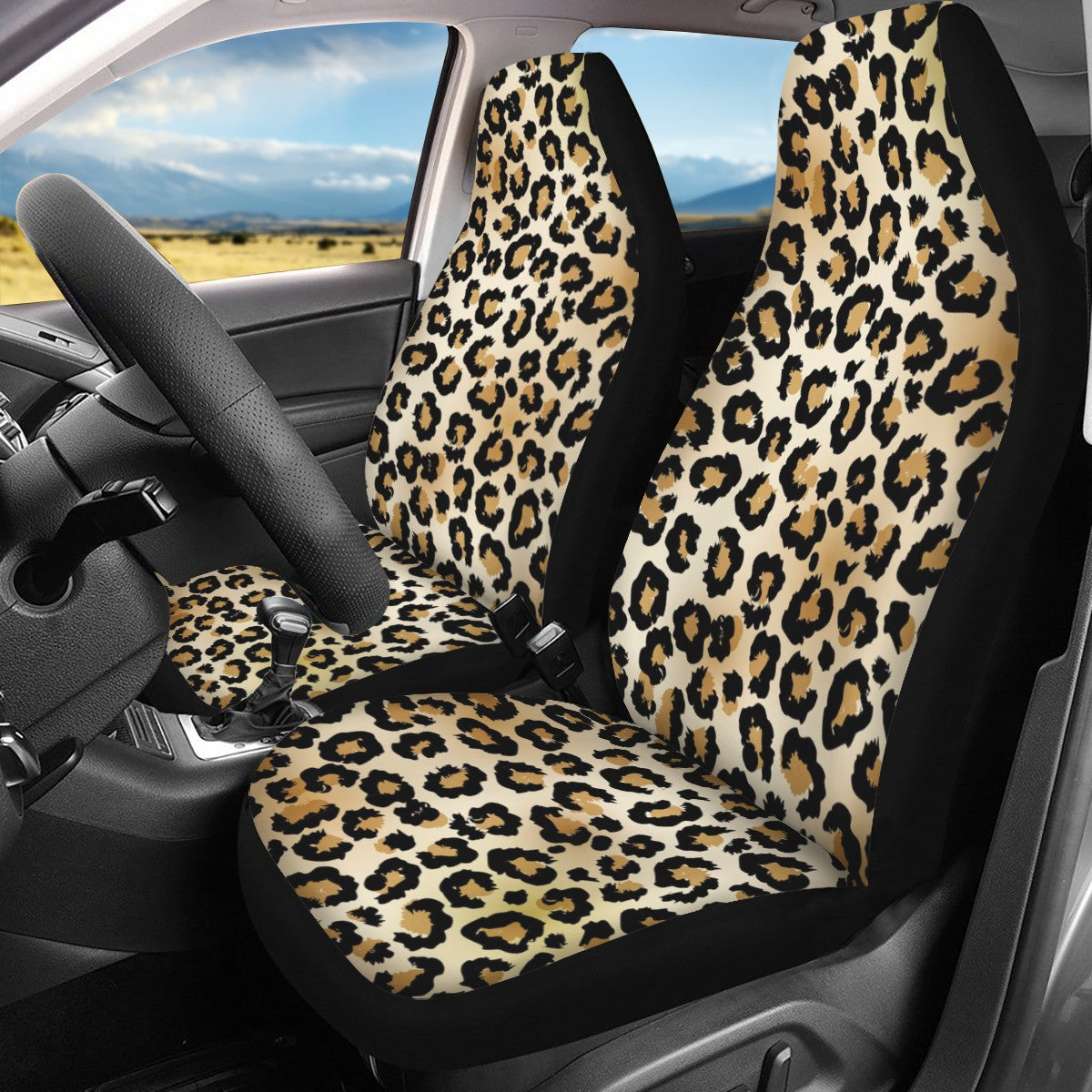 Leopard Custom Car Seat Covers