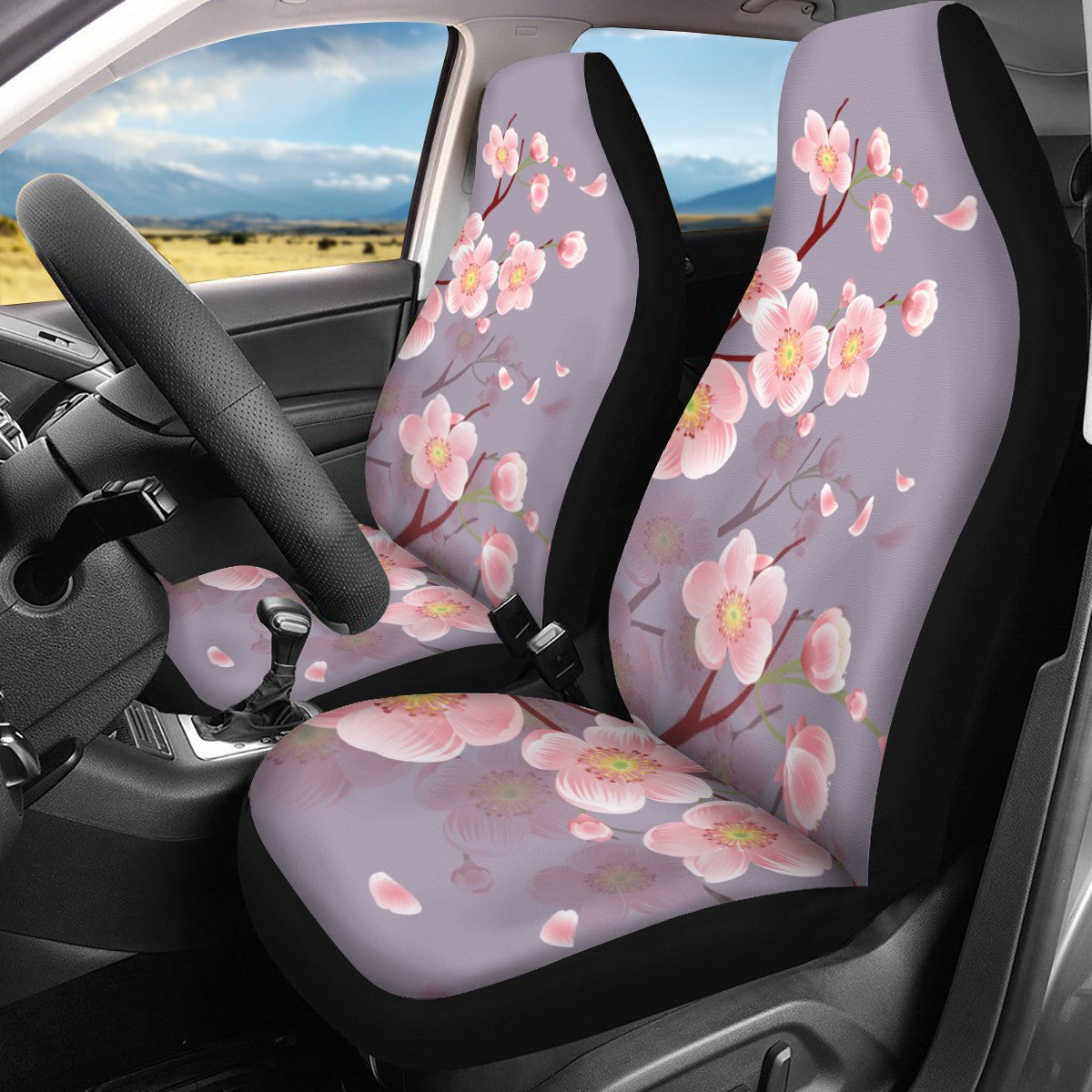 Cherry Blossom Custom Car Seat Covers