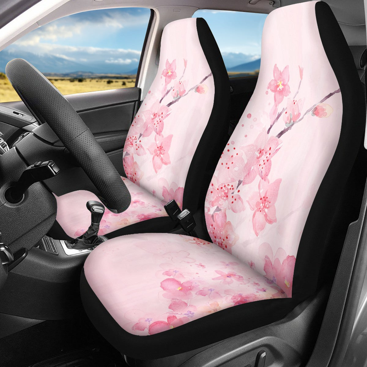 Cherry Blossom Custom Car Seat Covers