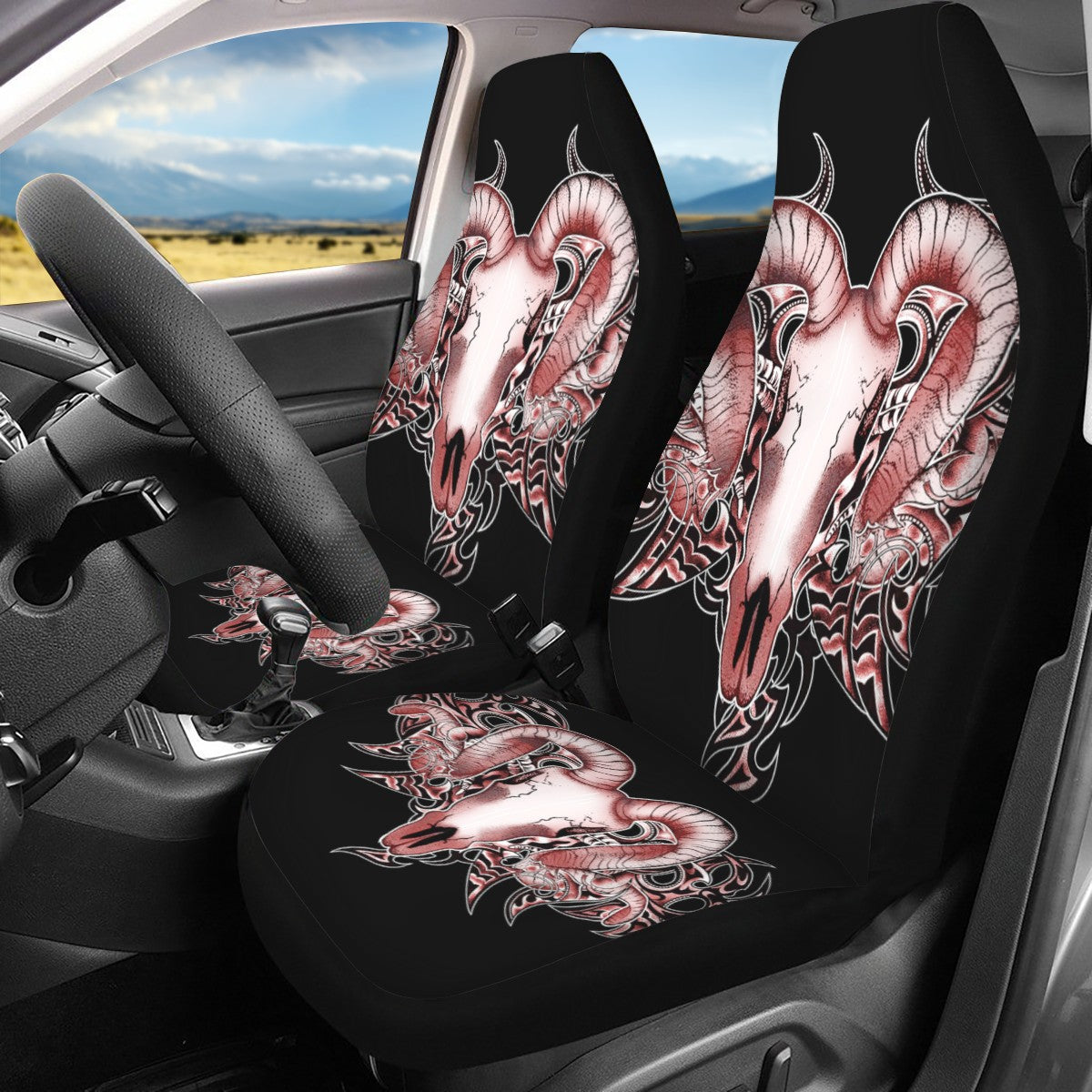 Goat Custom Car Seat Covers