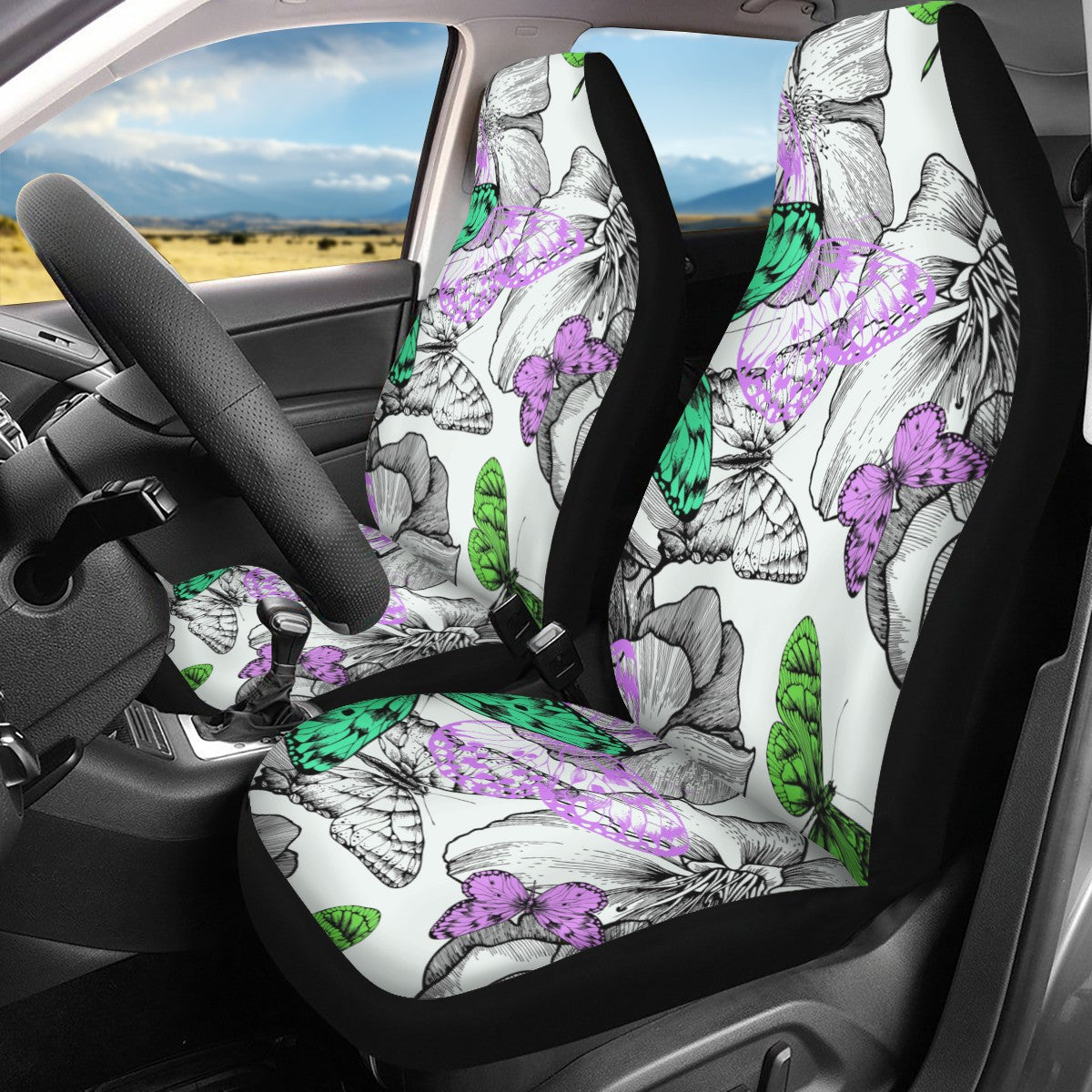 Butterfly Custom Car Seat Covers