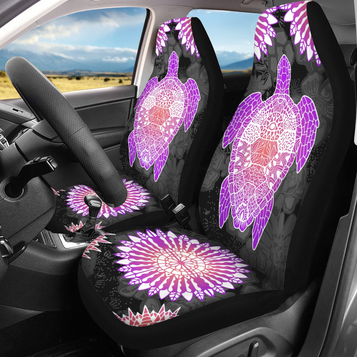 Sea turtle Custom Car Seat Covers