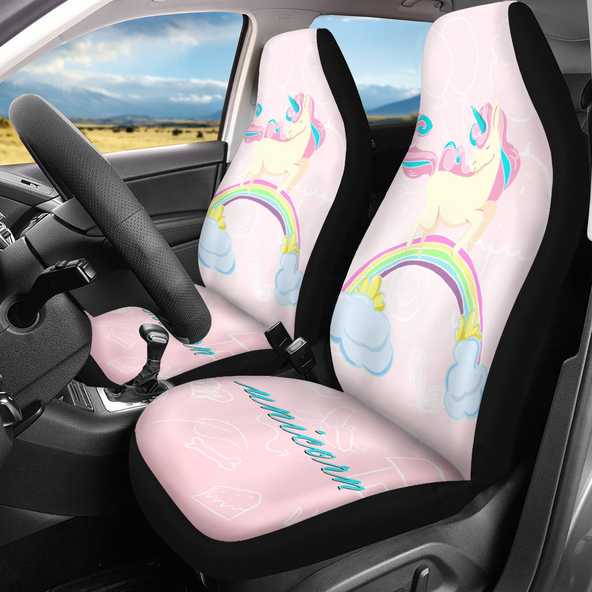 Unicorn Custom Car Seat Covers