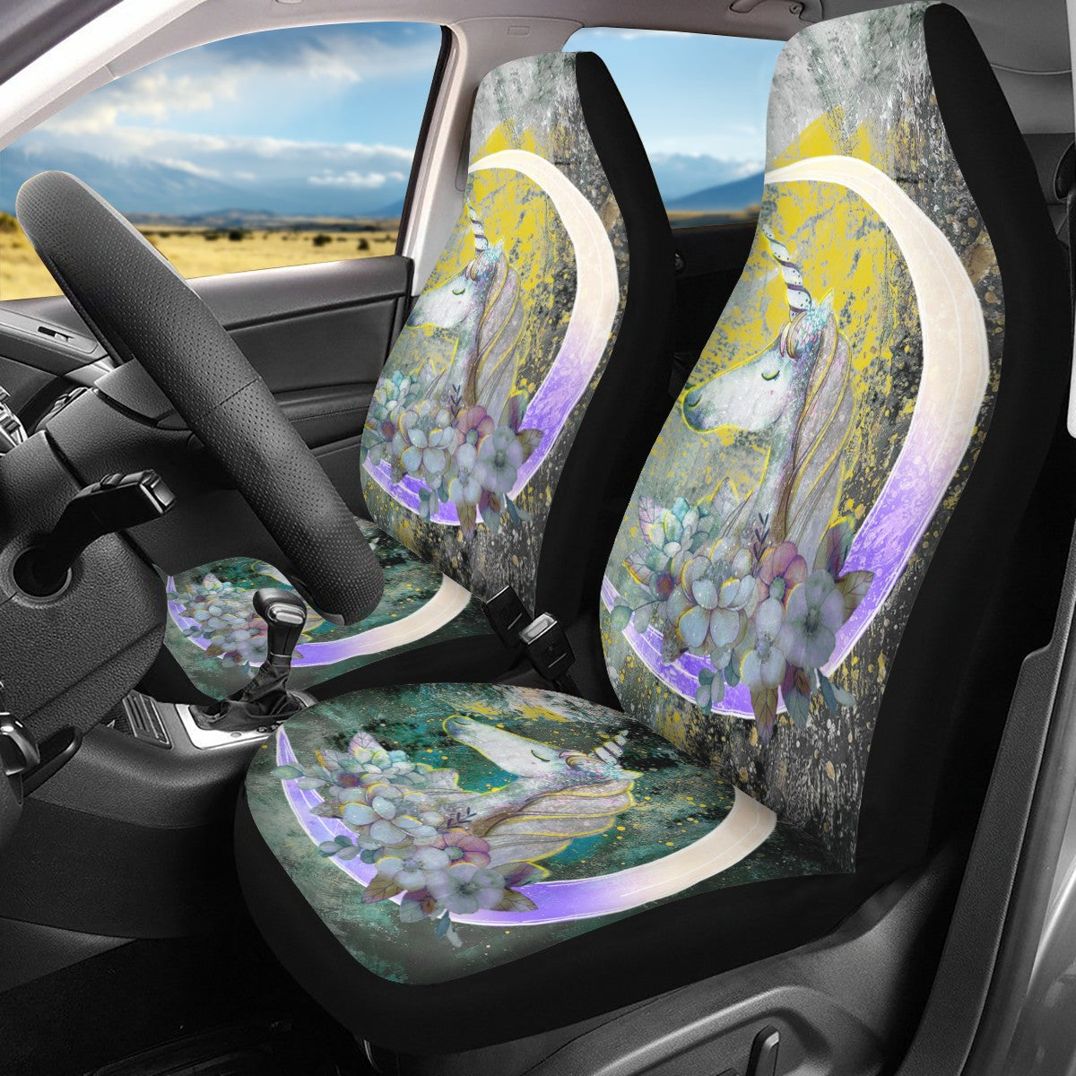 Unicorn Custom Car Seat Covers