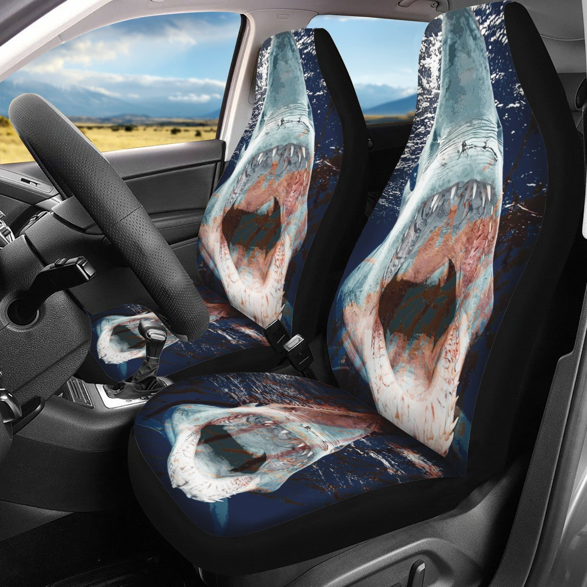 Shark Custom Car Seat Covers