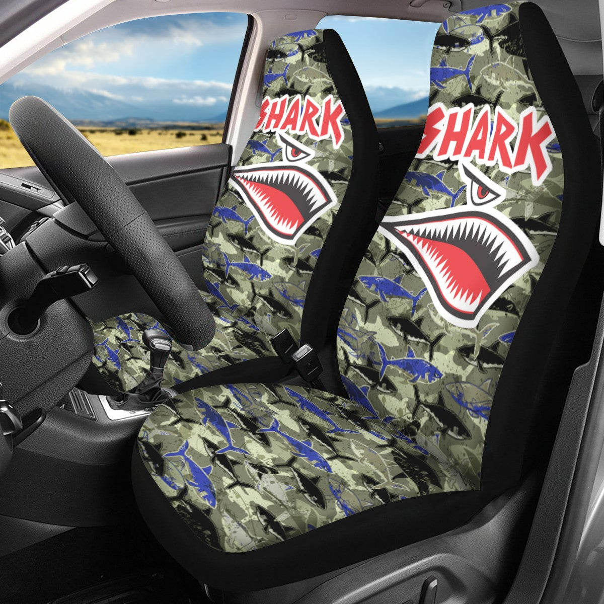 Shark Custom Car Seat Covers