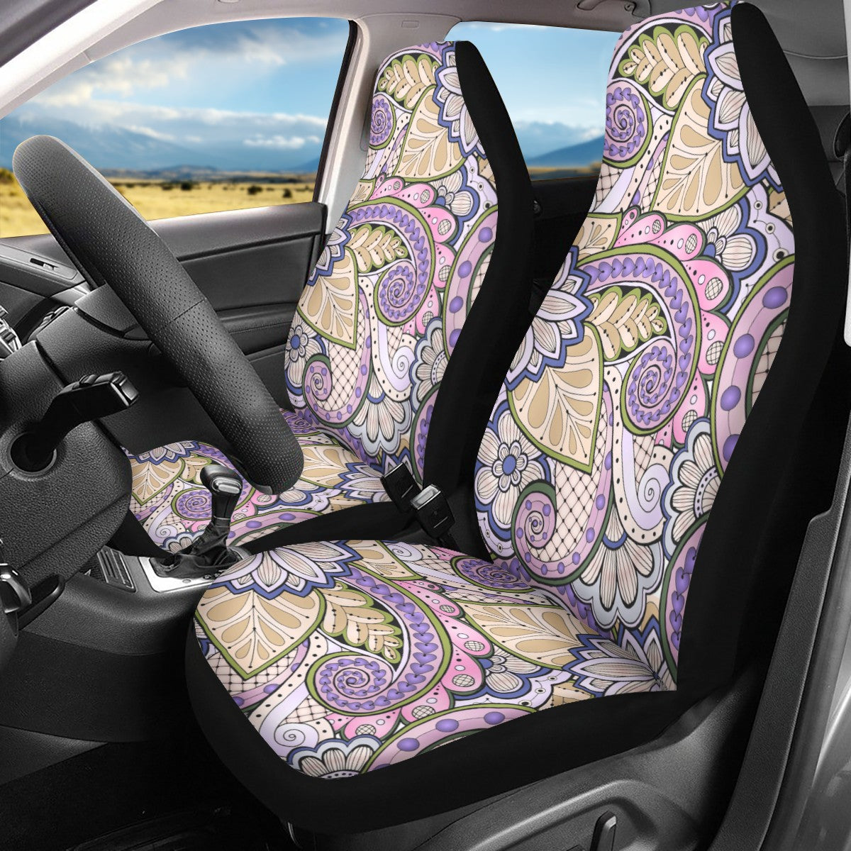 Mandala Custom Car Seat Covers