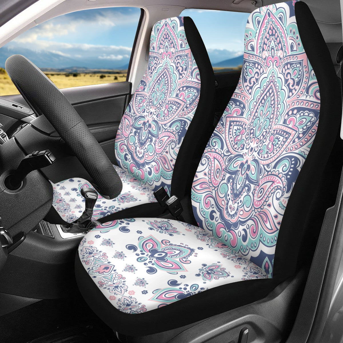 Mandala Custom Car Seat Covers