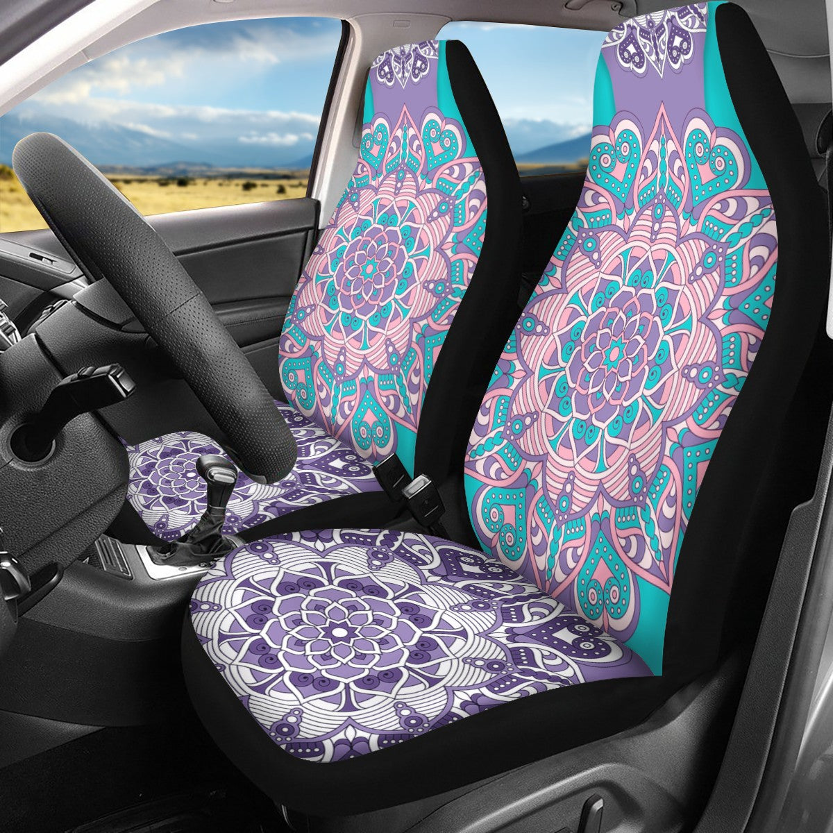 Mandala Custom Car Seat Covers