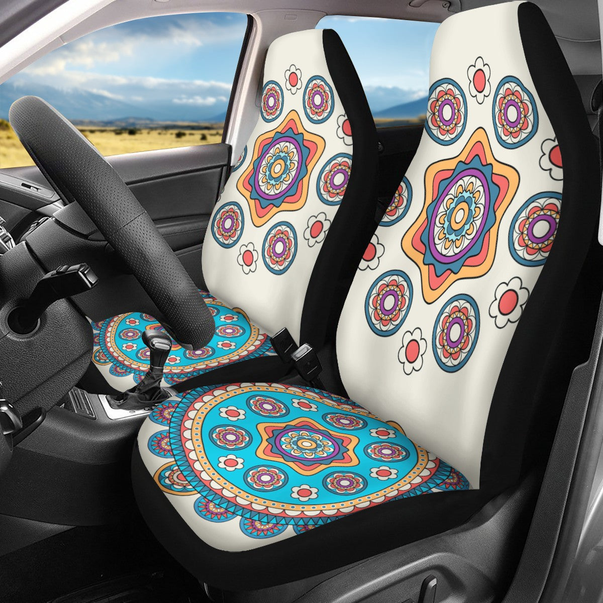 Mandala Custom Car Seat Covers