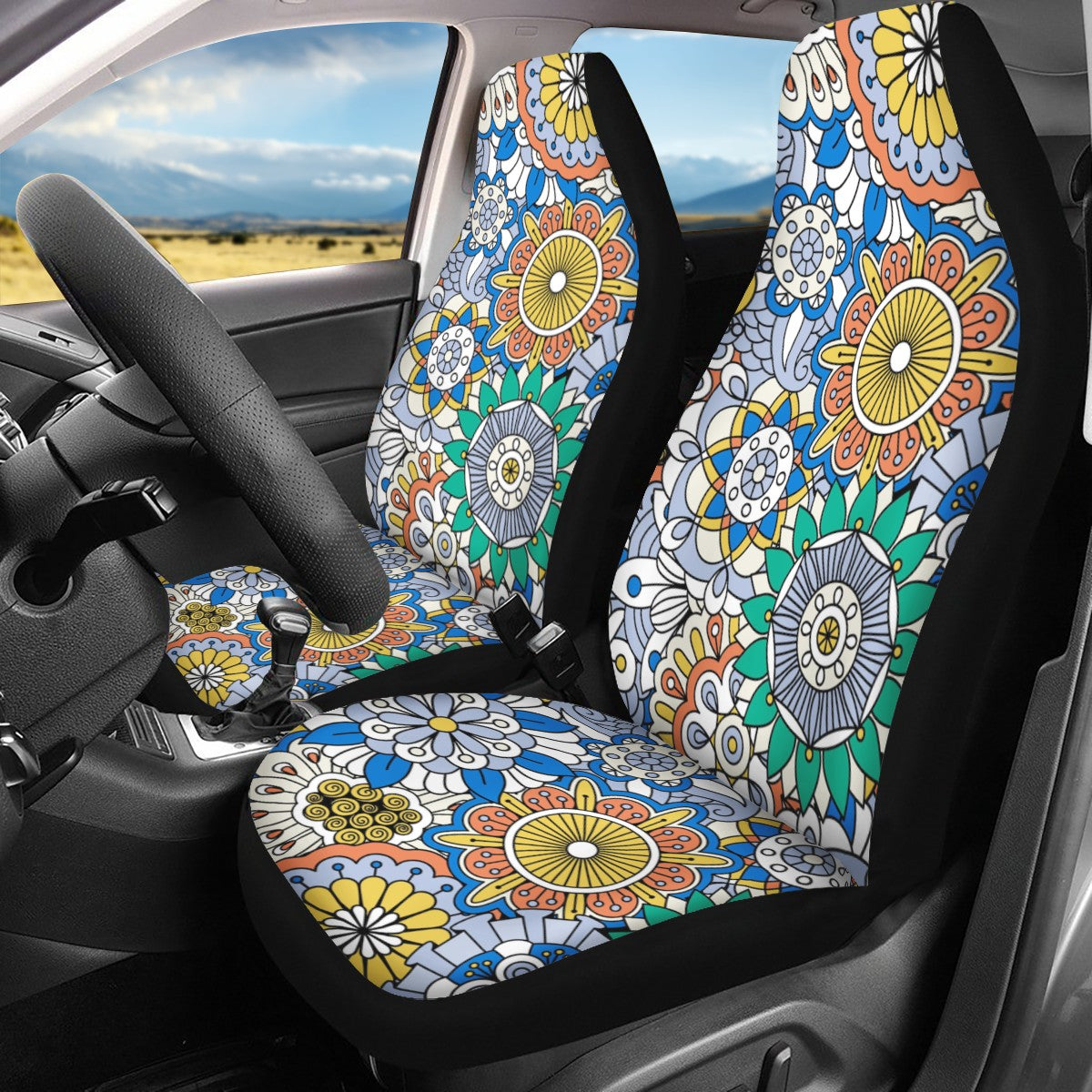 Mandala Custom Car Seat Covers