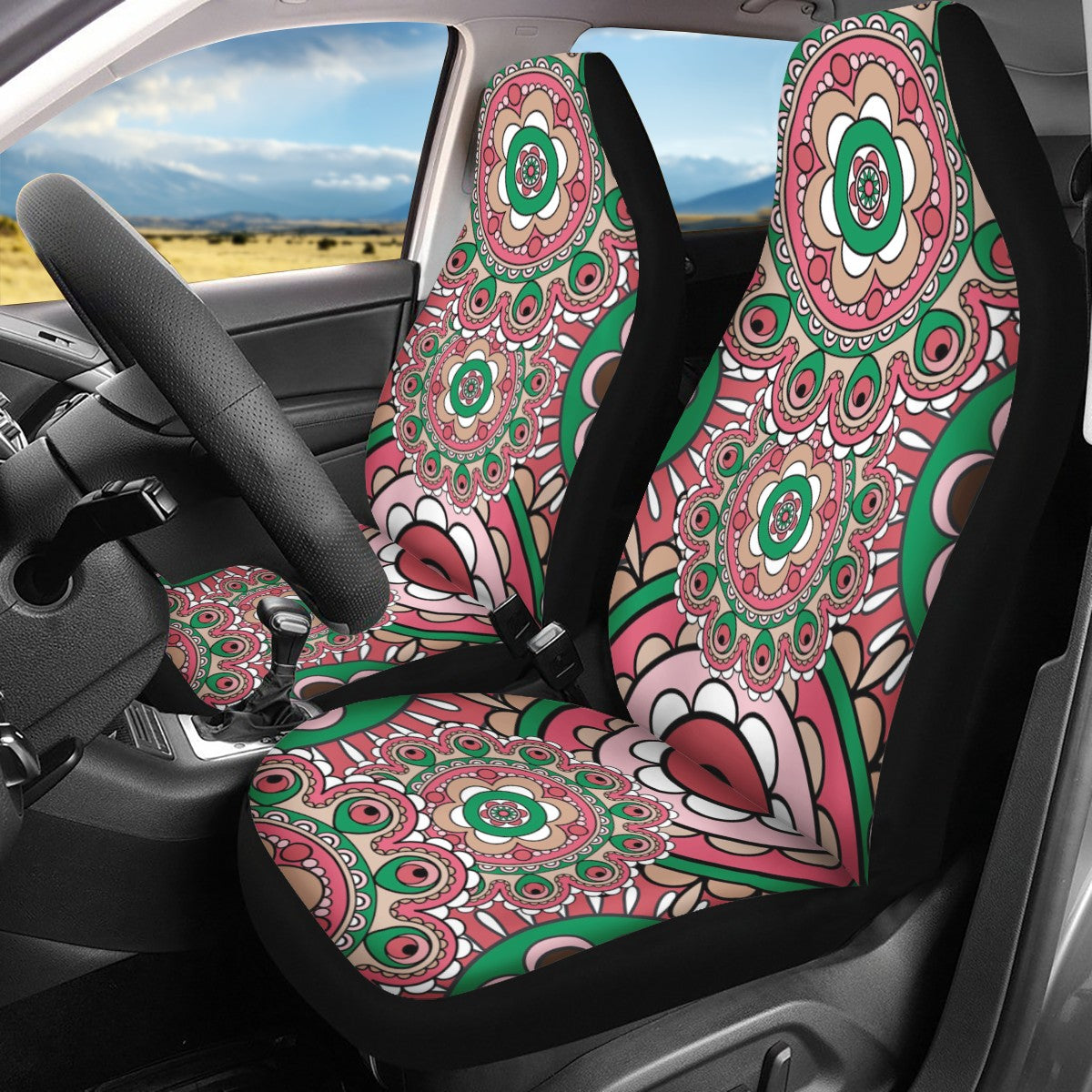 Mandala Custom Car Seat Covers