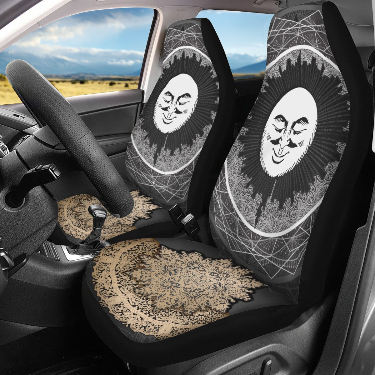 Mandala Custom Car Seat Covers