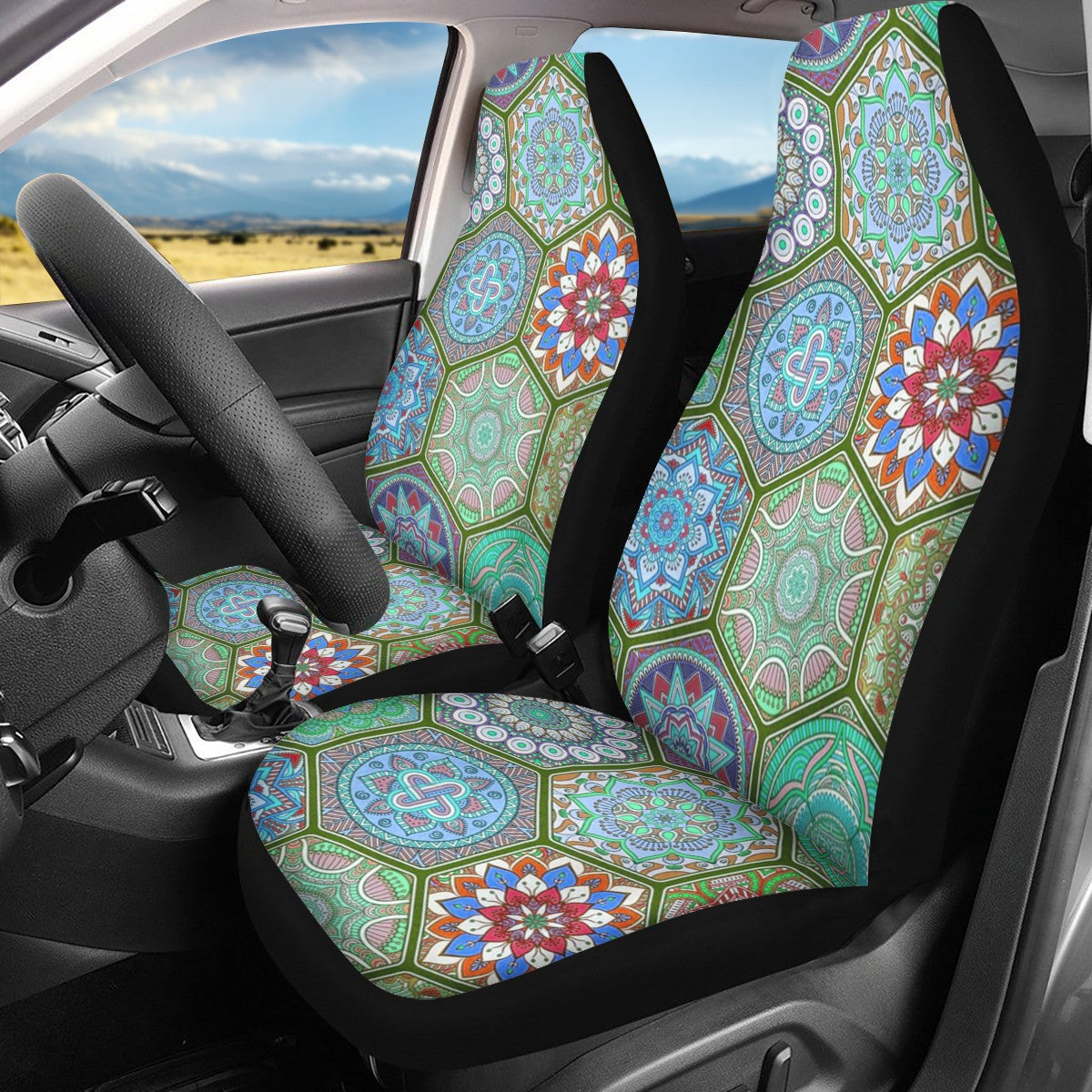 Mandala Custom Car Seat Covers