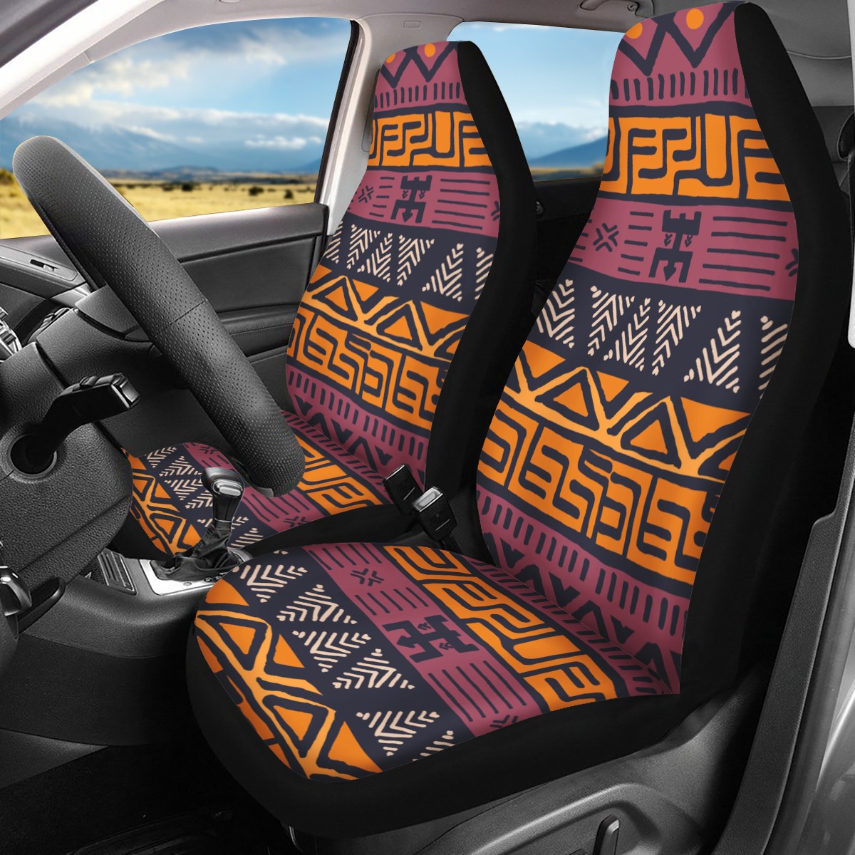 Bohemian Custom Car Seat Covers