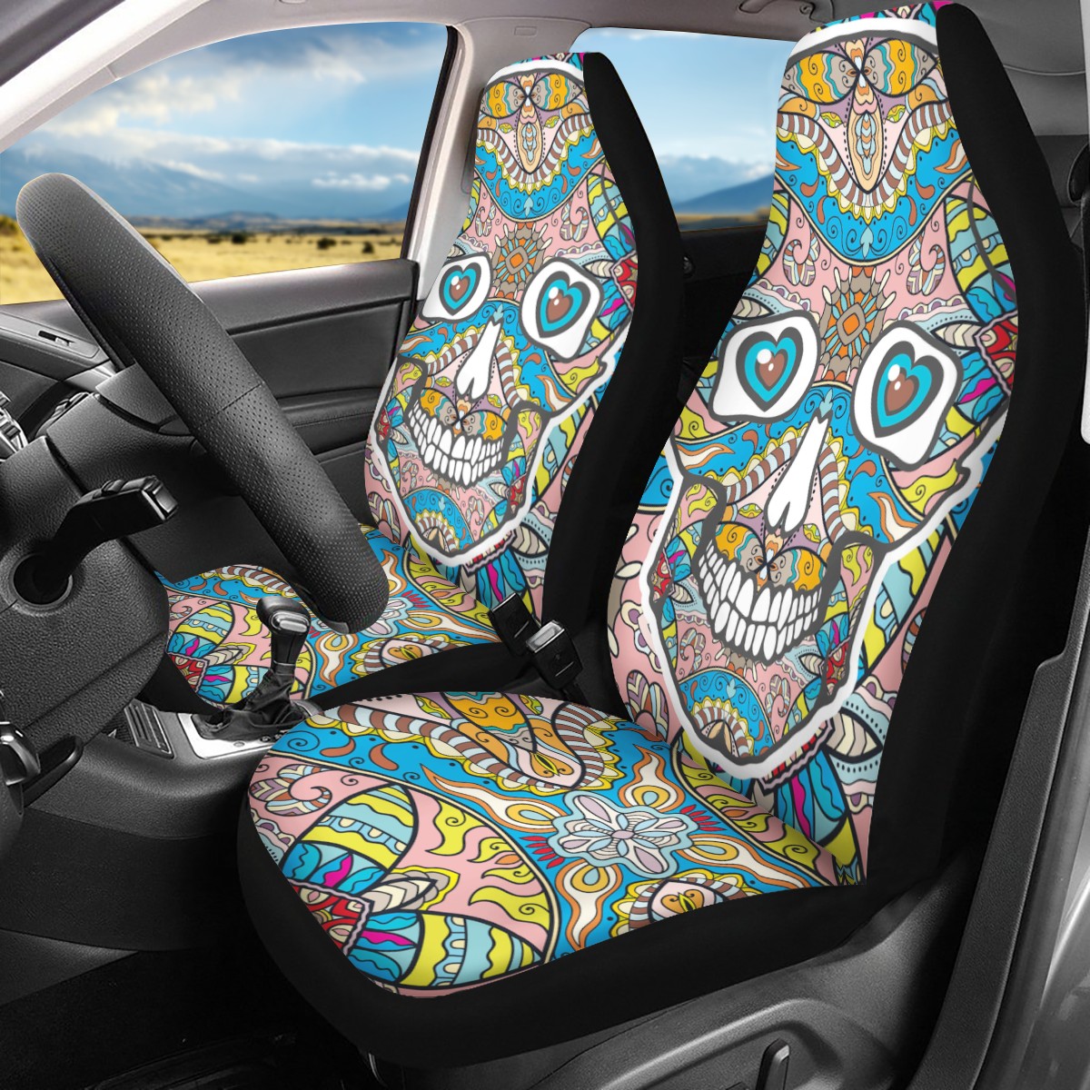 Bohemian Custom Car Seat Covers