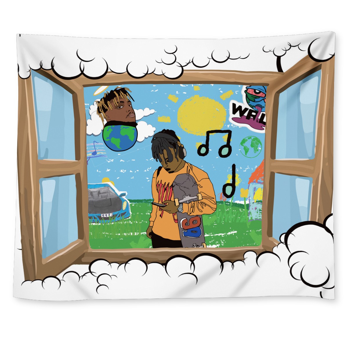 Juice Wrld Custom Wall Tapestry