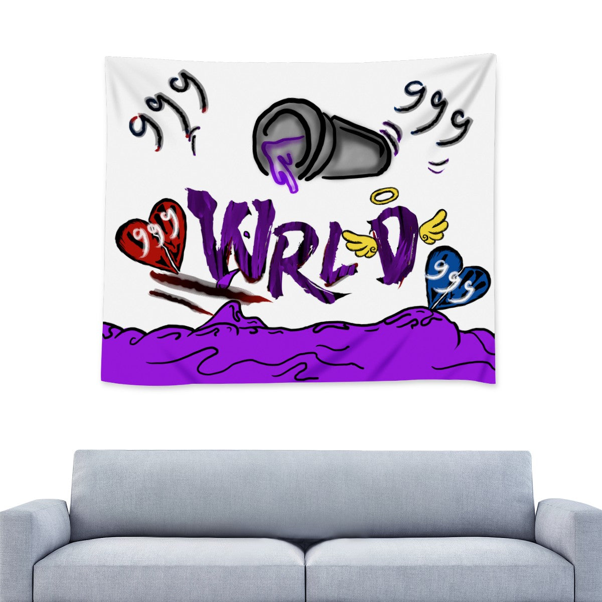 Juice Wrld Custom Wall Tapestry