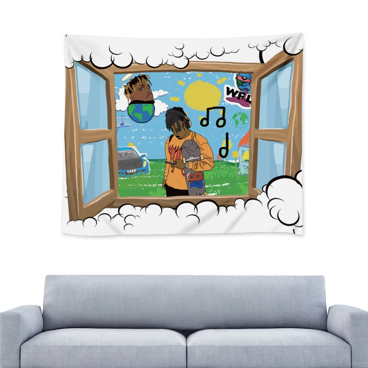 Juice Wrld Custom Wall Tapestry