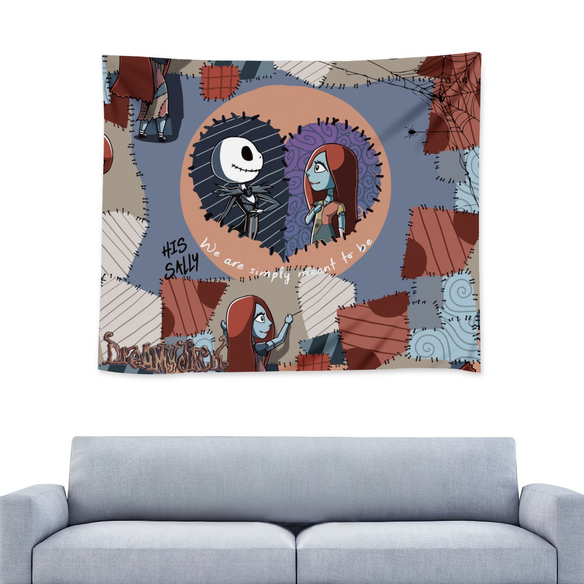 The Nightmare Before Christmas Custom Wall Tapestry