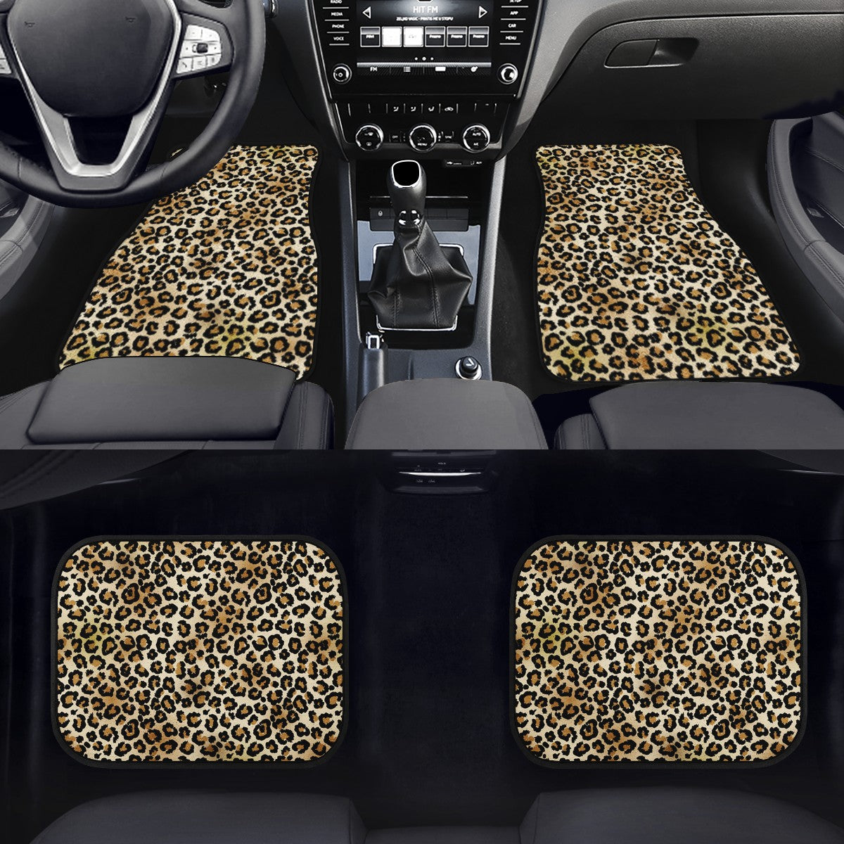 Leopard Custom Car Floor Mats