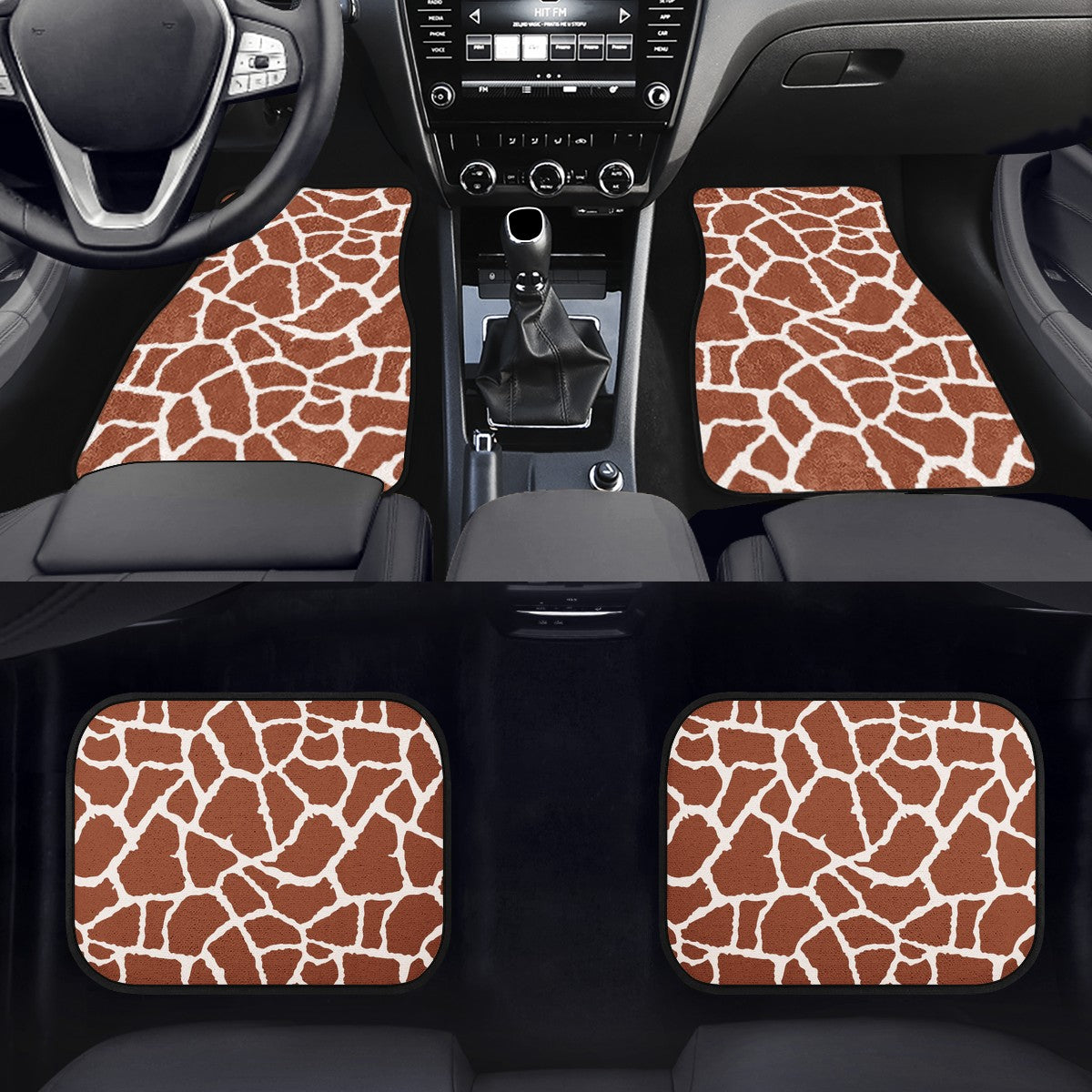 Giraffe Custom Car Floor Mats