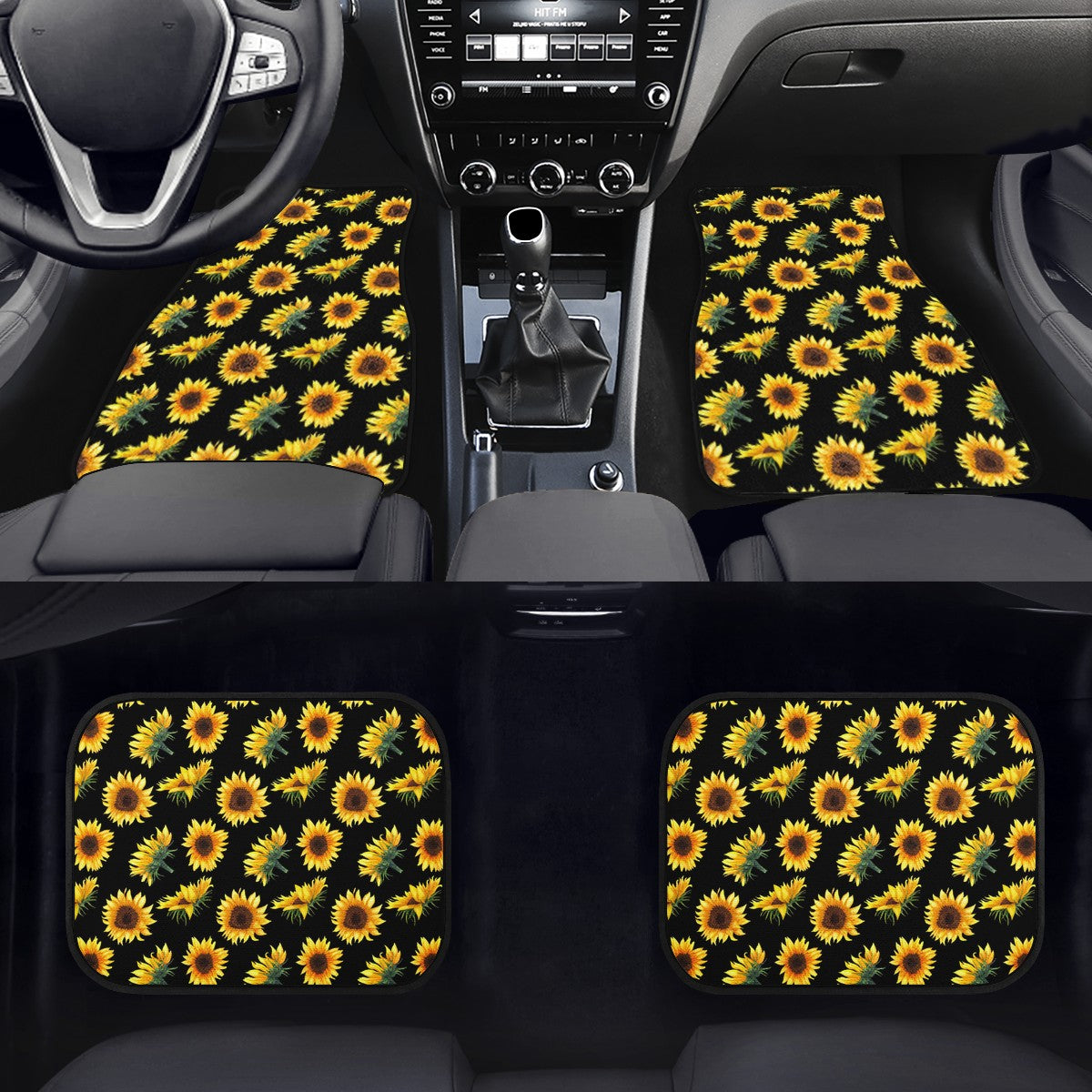 Sunflower Custom Car Floor Mats