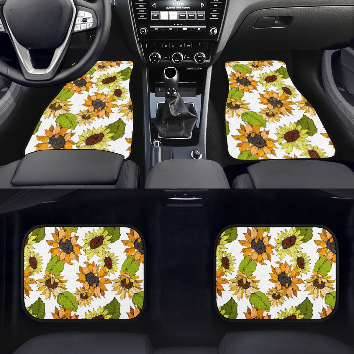 Sunflower Custom Car Floor Mats