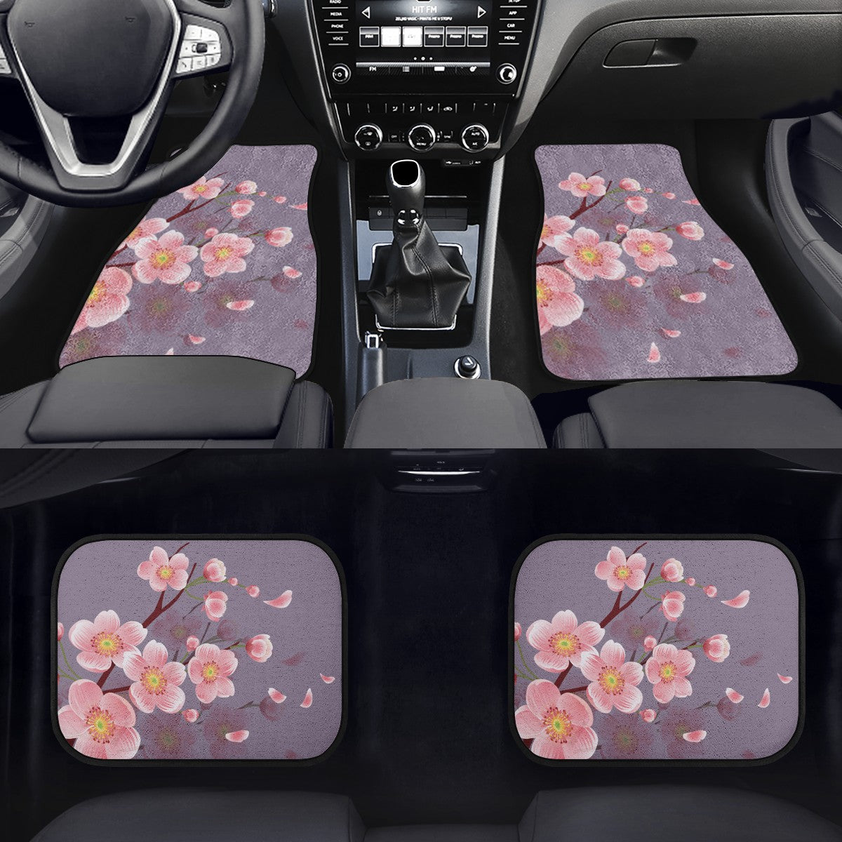 Flower Custom Car Floor Mats