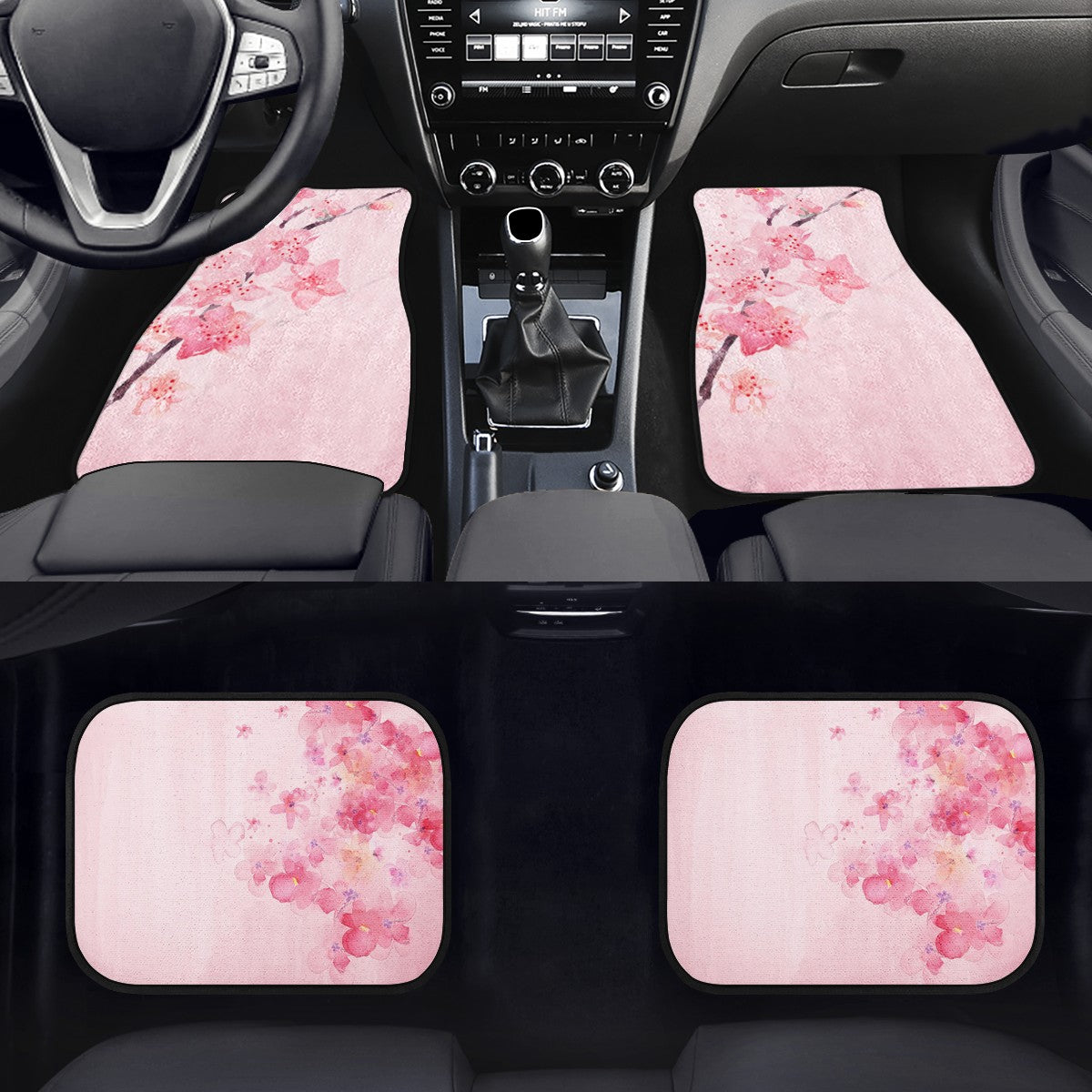 Flower Custom Car Floor Mats