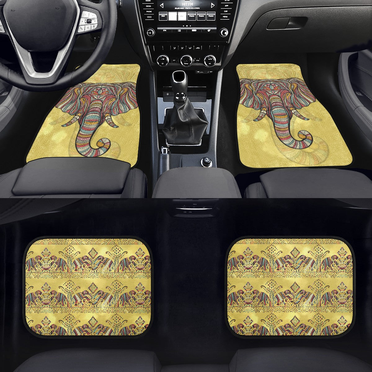 Elephant Custom Car Floor Mats