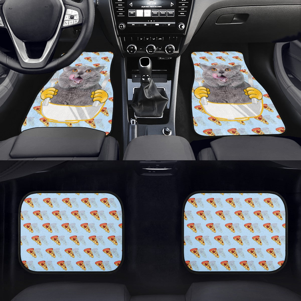 Cat Custom Car Floor Mats