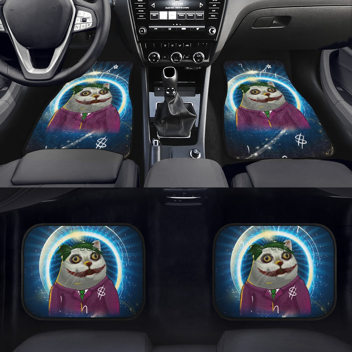 Cat Custom Car Floor Mats