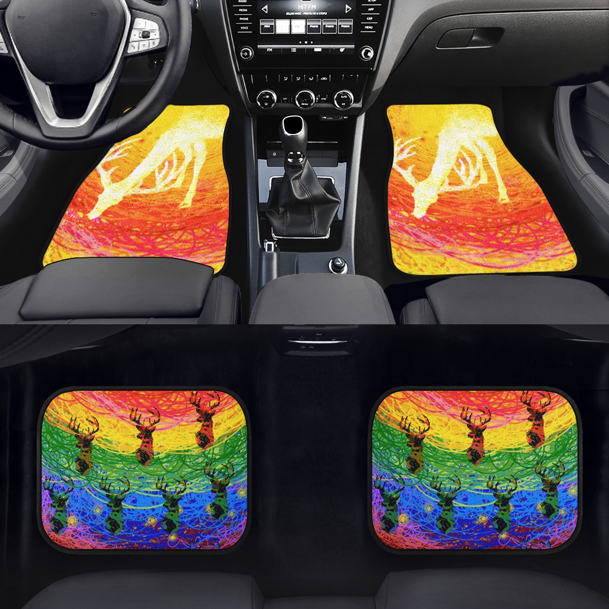 Deer Custom Car Floor Mats