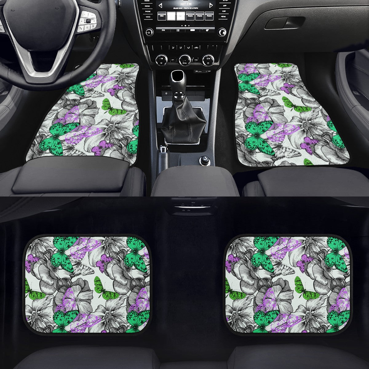 Butterfly Custom Car Floor Mats