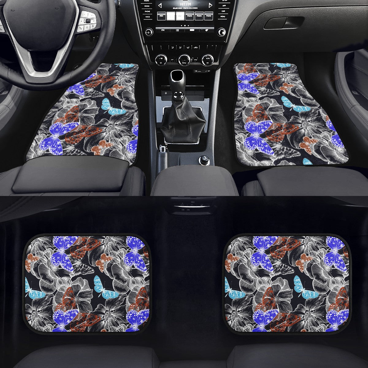Butterfly Custom Car Floor Mats