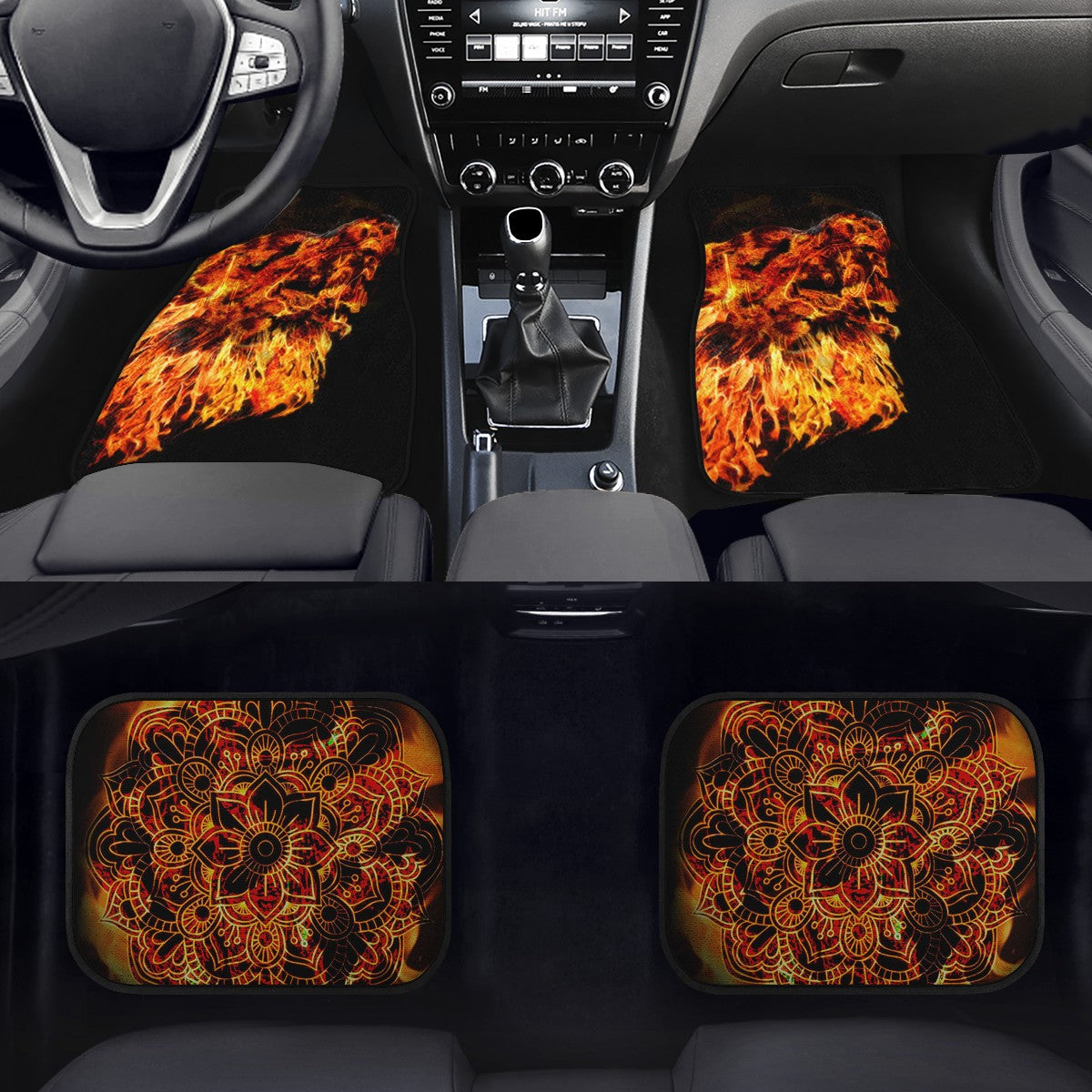 Wolf Custom Car Floor Mats