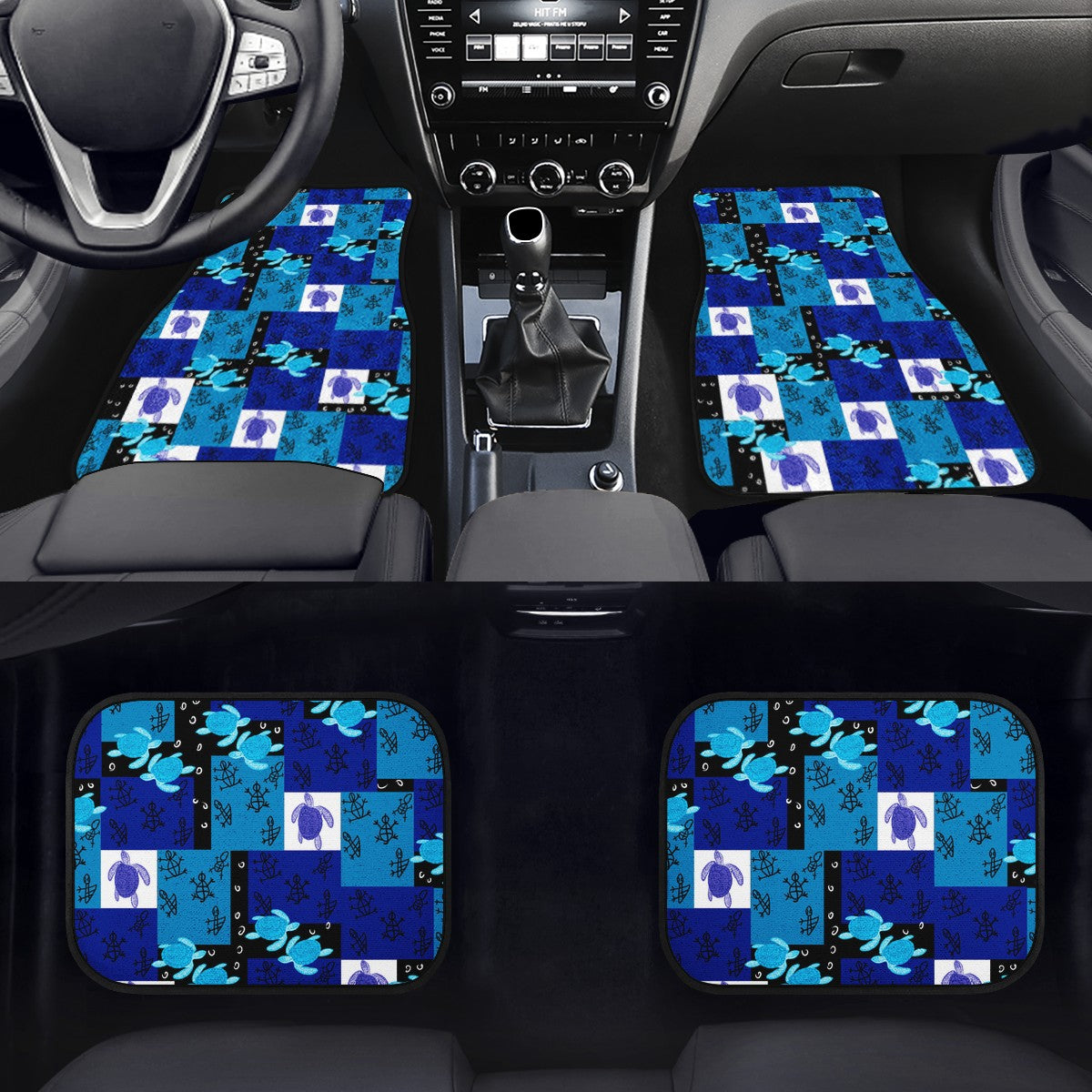 Sea turtle Custom Car Floor Mats
