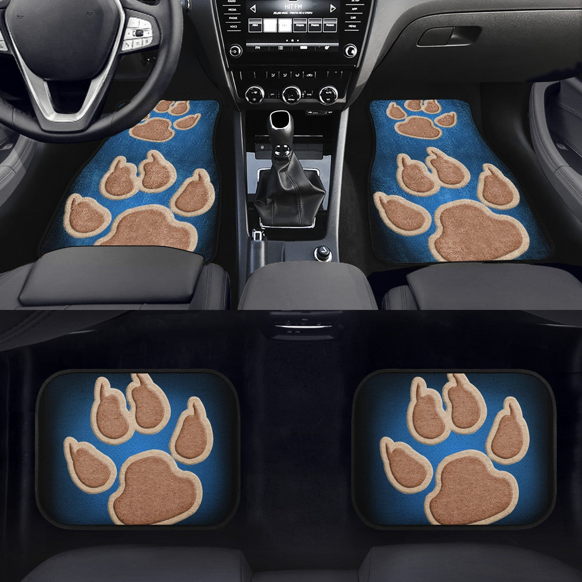 Dog Custom Car Floor Mats