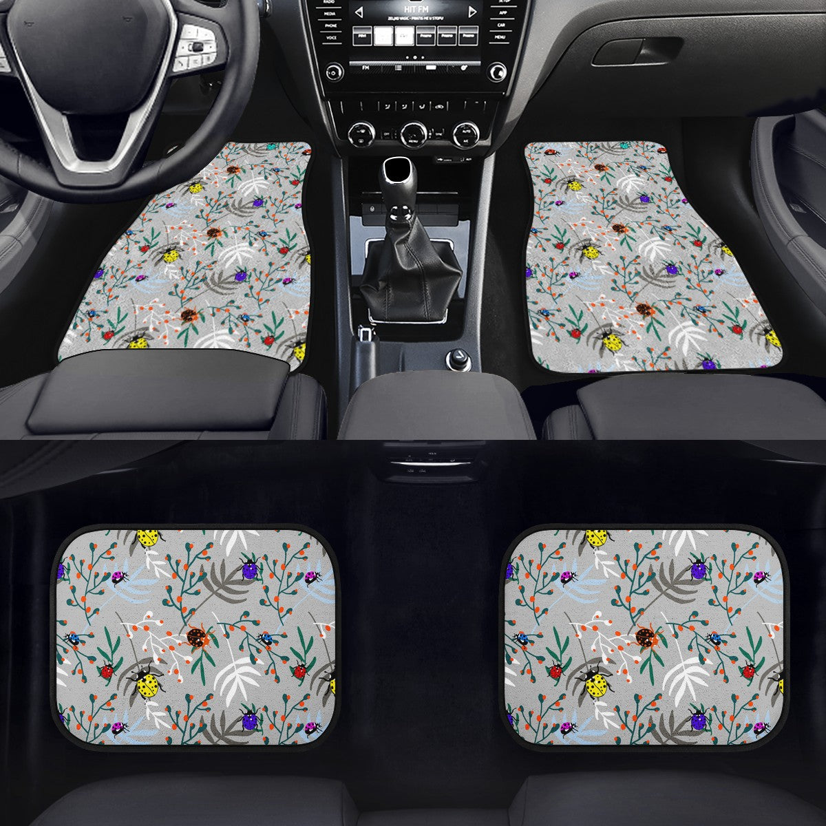 Ladybug Custom Car Floor Mats