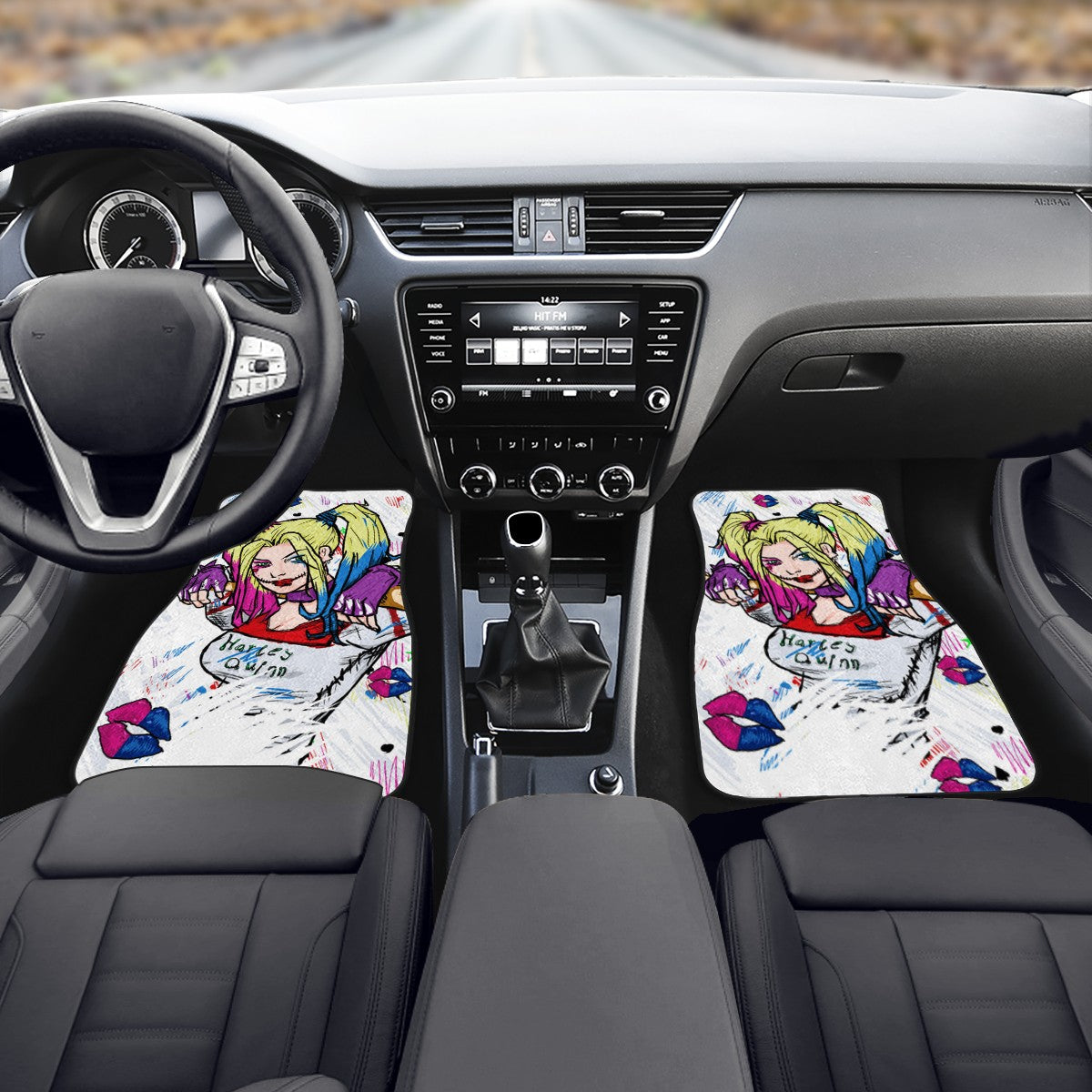 Suicide Squad Harley Quinn Custom Car Floor Mats