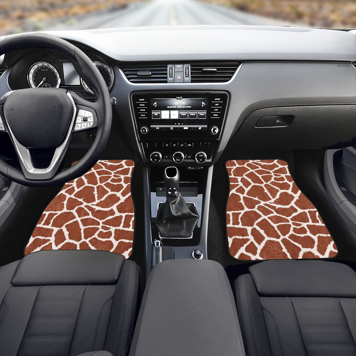 Giraffe Custom Car Floor Mats